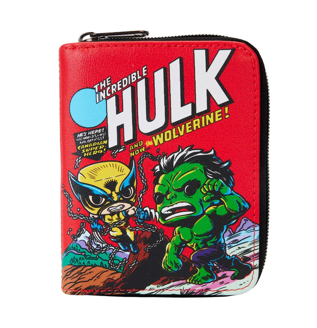 Funko Loungefly Marvel: Wolverine 50th Anniversary - The Incredible Hulk and The Wolverine Wallet