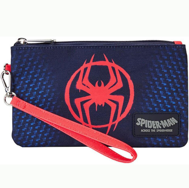 Loungefly Marvel: Spider-Verse Miles Morales Suit Nylon Zipper Pouch Wristlet