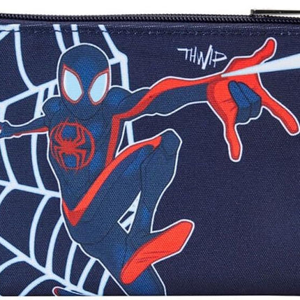 Loungefly Marvel: Spider-Verse Miles Morales Suit Nylon Zipper Pouch Wristlet
