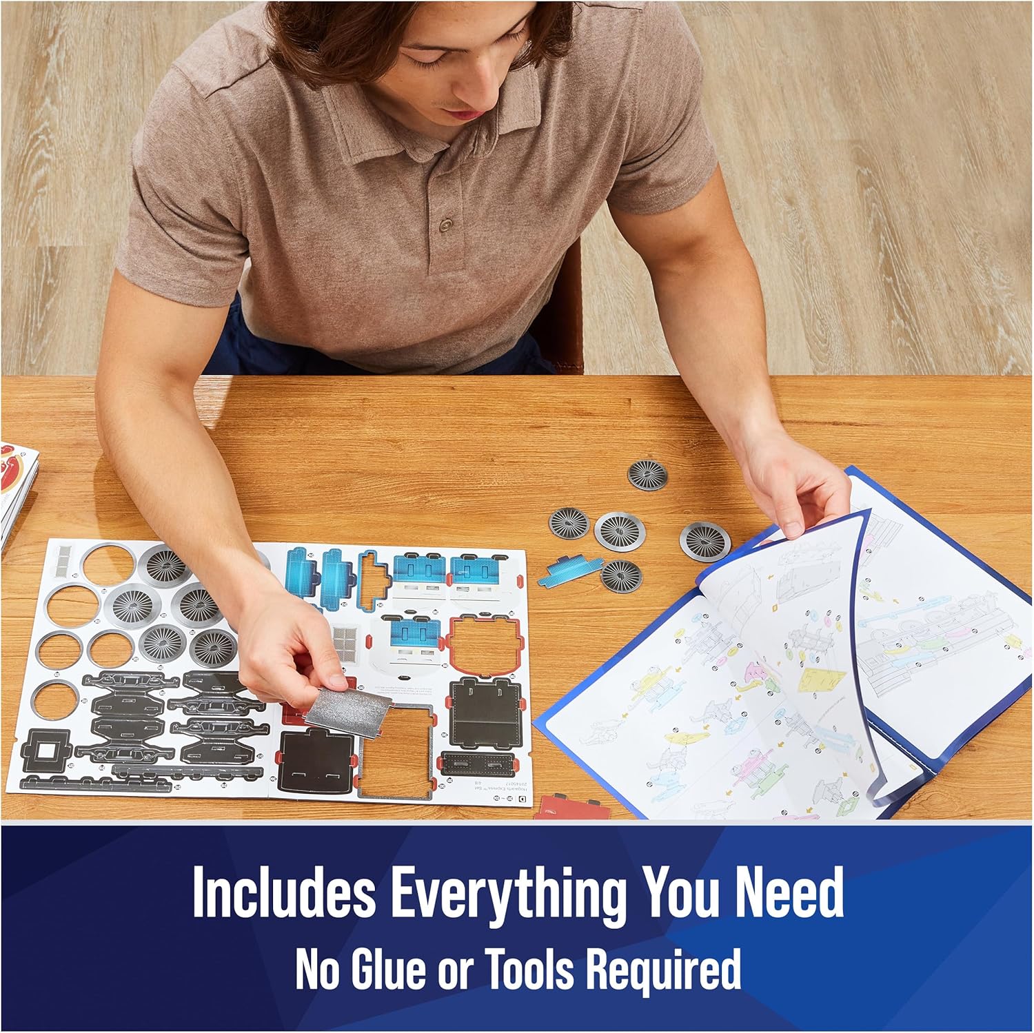 4D Build, Harry Potter Hogwarts Express 3D Puzzle Model Kit 181 Pcs 2.5 Ft Wide