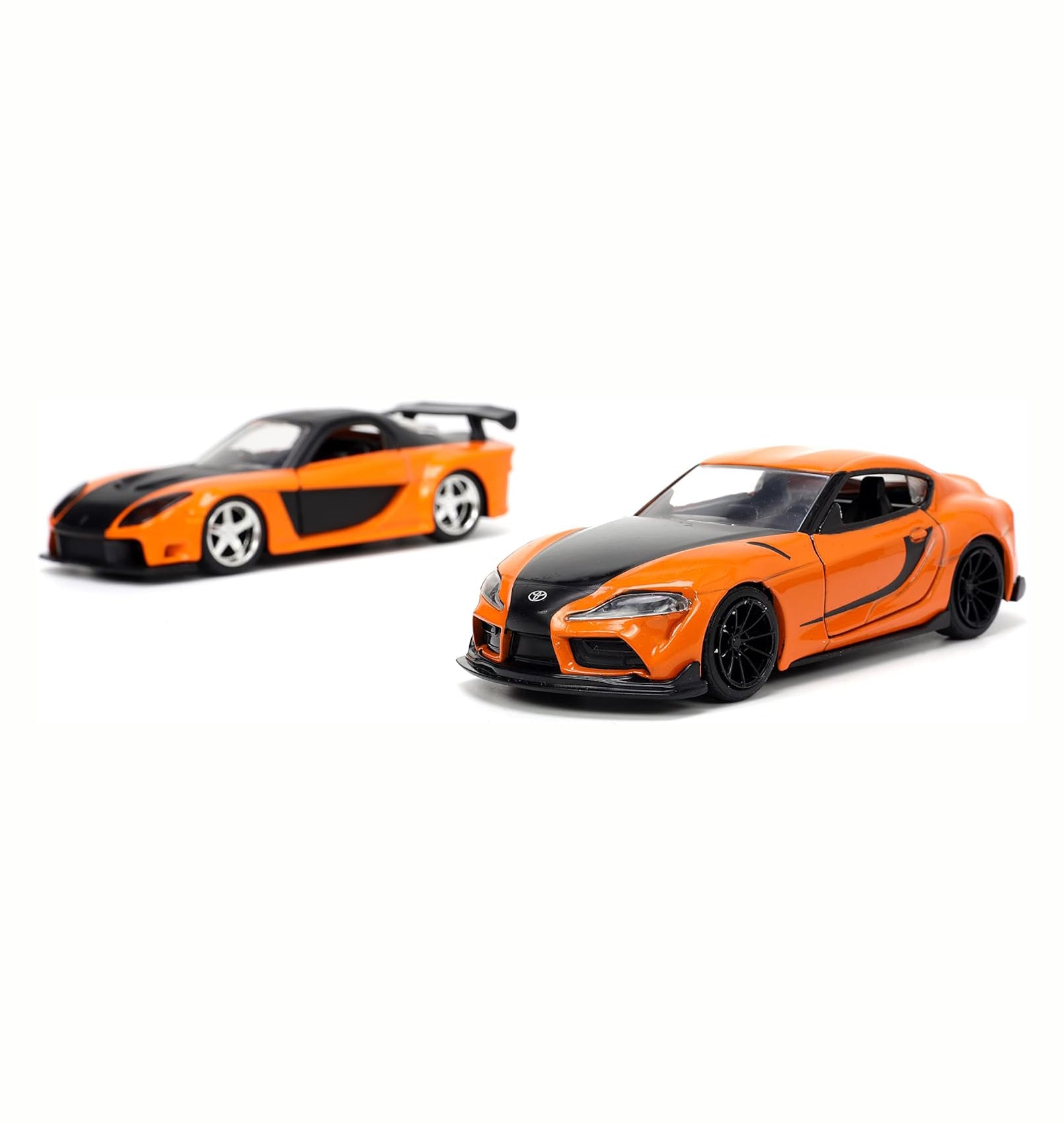 Jada Fast & Furious 1:32 Han's Mazda RX-7 & Toyota GR Supra Die-cast Car Twin Pack