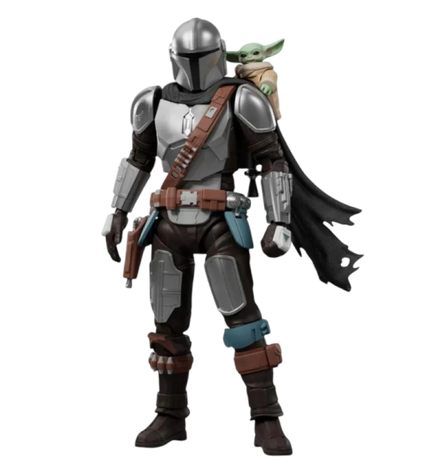 BLOKEES Figures - Star Wars Champion Class - Din Djarin & Grogu Model Kit