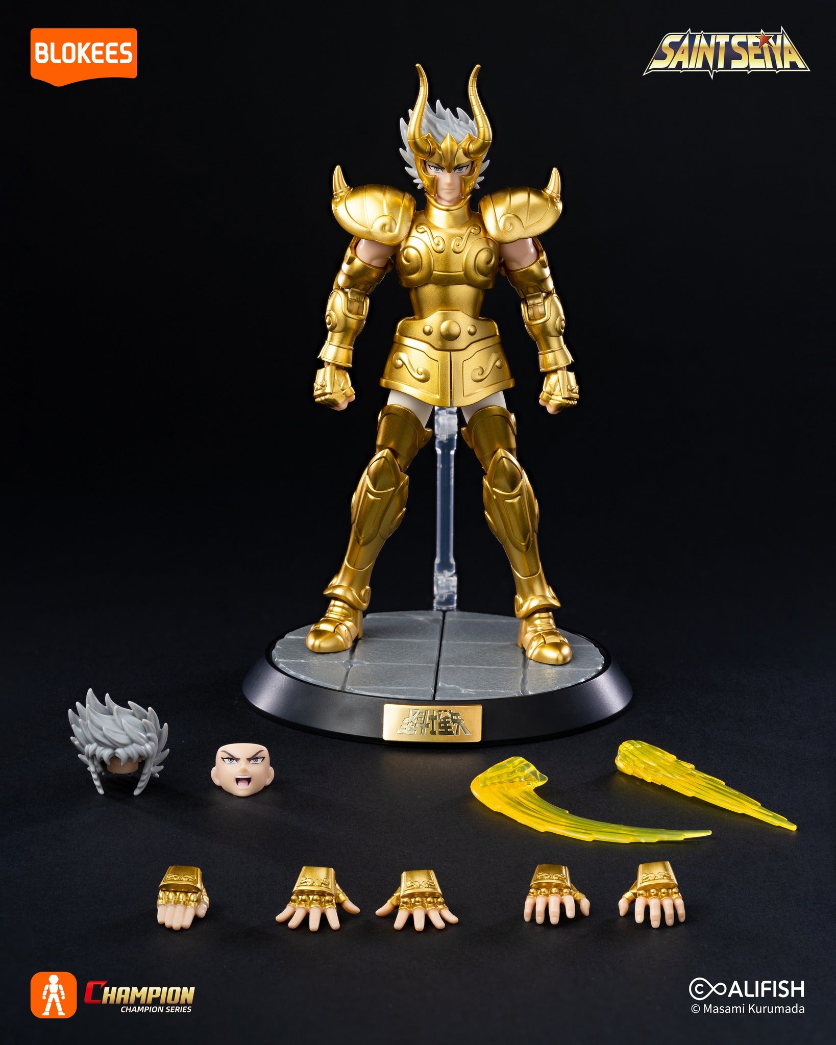 BLOKEES Figures - Saint Seiya Champion Class - Capricorn Shura Model Kit