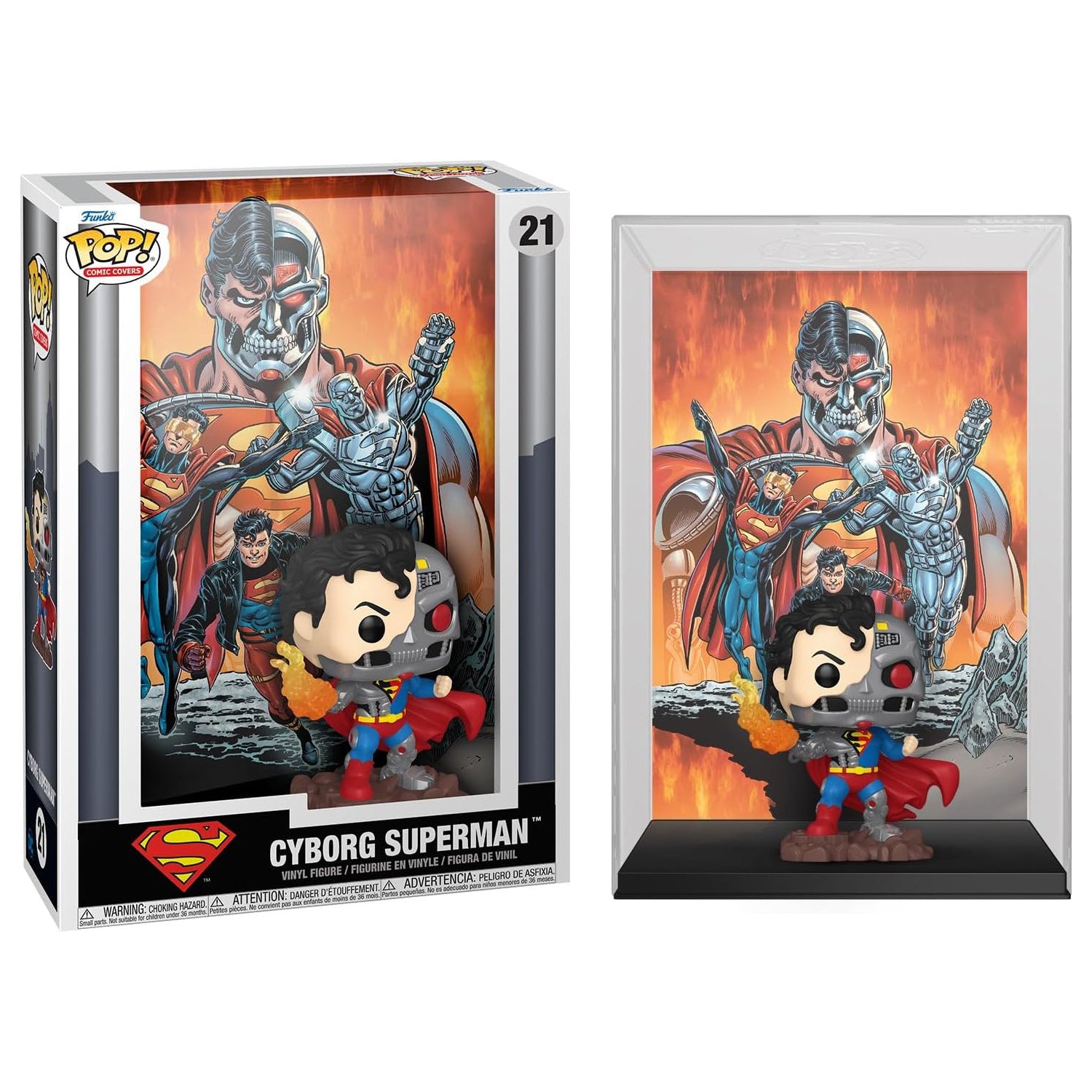 Funko POP! Comic Covers #21: DC Comics - Cyborg Superman
