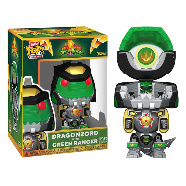 Funko Pop! Bitty Bots: Power Rangers - Dragon Zord with Green Ranger