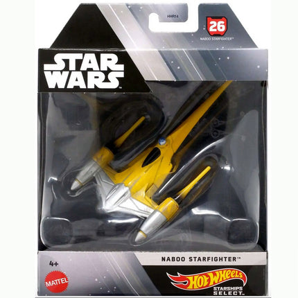 Hot Wheels Star Wars Starships Select Premium Diecast Naboo Starfigter