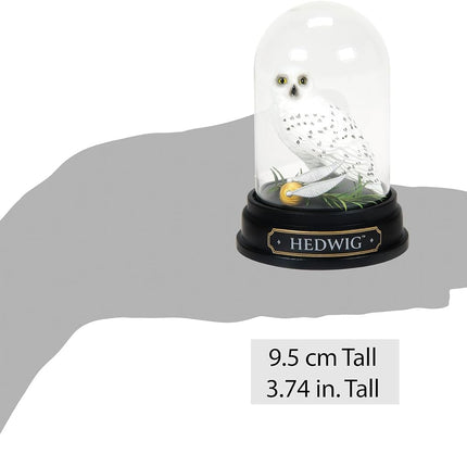 Enesco The Wizarding World of Harry Potter Hedwig The Owl Curiosity Cloche Miniature Figurine, 3.75 Inch
