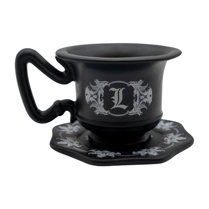 ABYSTYLE Death Note L 3D Coffee Mug with Saucer Anime Mug for Fans Drinkware Home & Kitchen Merch