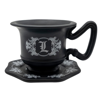 ABYSTYLE Death Note L 3D Coffee Mug with Saucer Anime Mug for Fans Drinkware Home & Kitchen Merch