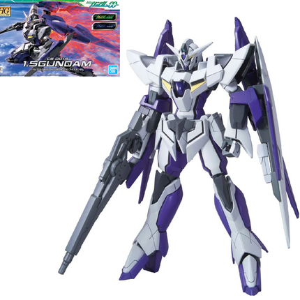 Bandai Hobby - 1/144 HG Gundam 00, CB-001.5 1.5 Gudam Model Kit