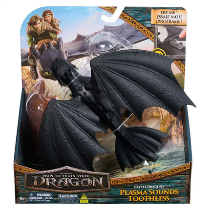 How to Train your Dragon Plasma Sounds Toothless Toy Figure