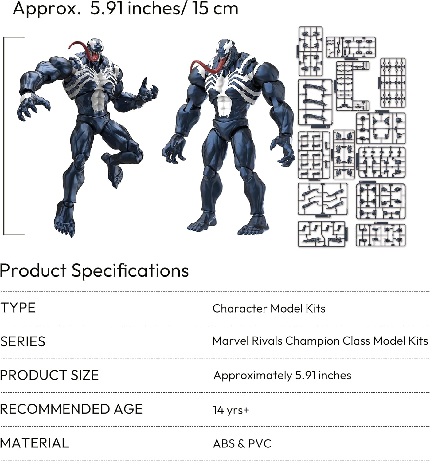 BLOKEES Figures - Marvel Rivals Champion Class - Venom Model Kit