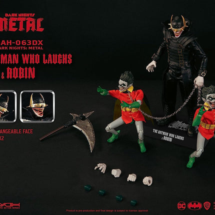 1/9 Scale FCBD 2023 PX Previews Exclusive, Dark Nights Metal: DAH-063DX The Batman Who Laughs & Robin Action Figures (EXCLUSIVO CIUDAD MANGA ONLINE)
