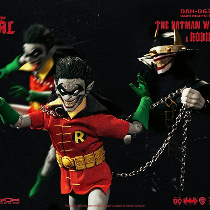 1/9 Scale FCBD 2023 PX Previews Exclusive, Dark Nights Metal: DAH-063DX The Batman Who Laughs & Robin Action Figures (EXCLUSIVO CIUDAD MANGA ONLINE)