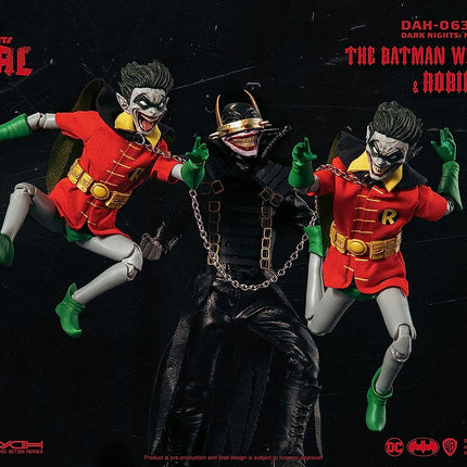 1/9 Scale FCBD 2023 PX Previews Exclusive, Dark Nights Metal: DAH-063DX The Batman Who Laughs & Robin Action Figures (EXCLUSIVO CIUDAD MANGA ONLINE)