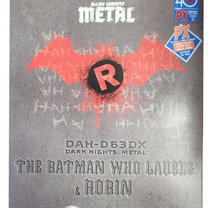 1/9 Scale FCBD 2023 PX Previews Exclusive, Dark Nights Metal: DAH-063DX The Batman Who Laughs & Robin Action Figures (EXCLUSIVO CIUDAD MANGA ONLINE)