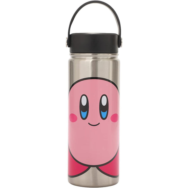 Kirby Character & Logo 17 Oz Stainless Steel Water Bottle