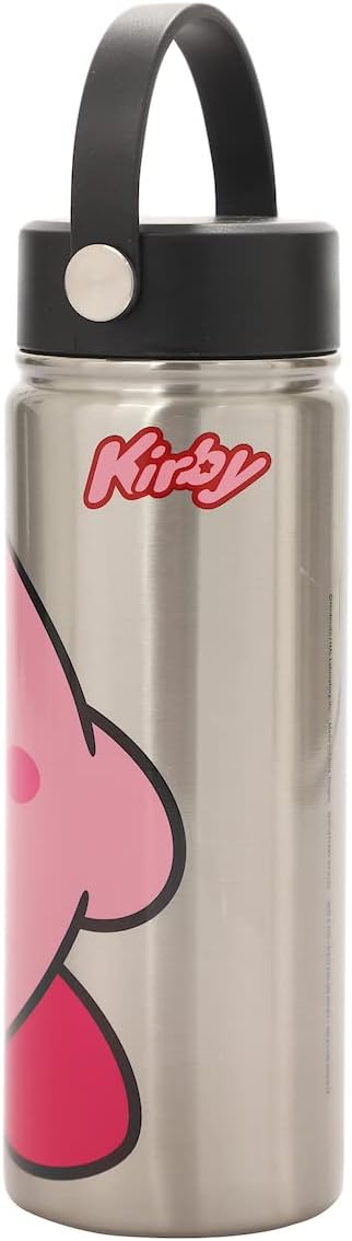 Kirby Character & Logo 17 Oz Stainless Steel Water Bottle