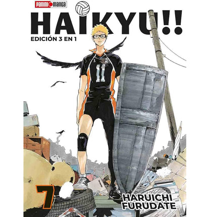 HAIKYU!! Vol. 07 (PANINI) Paperback (SPANISH EDITION) 3 in 1 Ver.