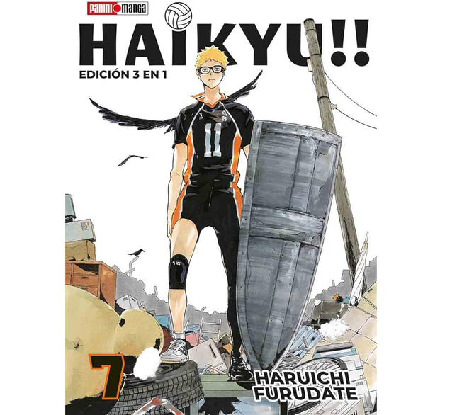 HAIKYU!! Vol. 07 (PANINI) Paperback (SPANISH EDITION) 3 in 1 Ver.