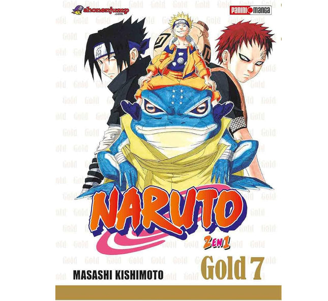 Naruto GOLD 2 in 1: Vol 07 (PANINI) Paperback (SPANISH EDITION)