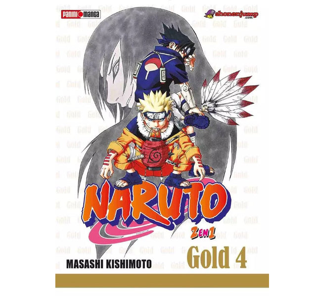 Naruto GOLD 2 in 1: Vol 04 (PANINI) Paperback (SPANISH EDITION)