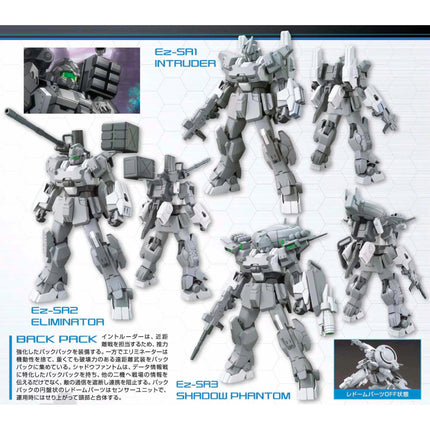 Bandai Hobby - 1/144 HG Gundam Build Fighters Try, Ez-SR Gundam Model Kit