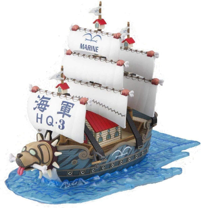 Bandai Hobby - One PIece Grand Ship Collection, Garps Marine Ship Model Kit