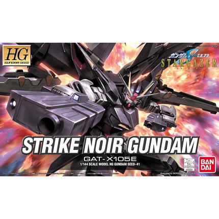Bandai Hobby - 1/144 HG Gundam Seed Stargazer - GAT-X105E Strike Noir Gundam Model Kit