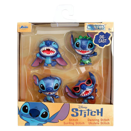 Jada Disney Stitch Metalfigs 4-Pack - Die-Cast Figures, 2.5" Scale