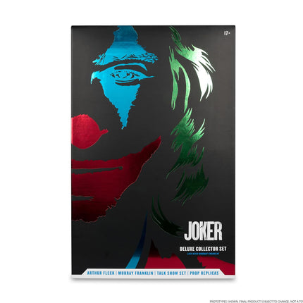 McFarlane Toys - DC Multiverse Joker Movie (Limited Edition Deluxe Collector Set - Live with Murray Franklin) Action Figures Diorama (Ciudadmangacr.com Exlusive)