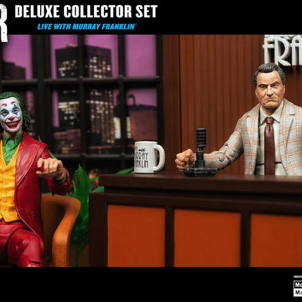 McFarlane Toys - DC Multiverse Joker Movie (Limited Edition Deluxe Collector Set - Live with Murray Franklin) Action Figures Diorama (Ciudadmangacr.com Exlusive)