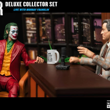 McFarlane Toys - DC Multiverse Joker Movie (Limited Edition Deluxe Collector Set - Live with Murray Franklin) Action Figures Diorama (Ciudadmangacr.com Exlusive)