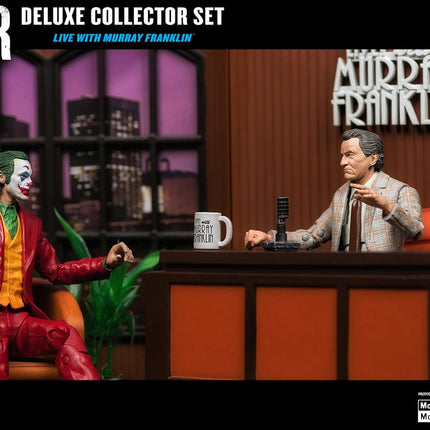 McFarlane Toys - DC Multiverse Joker Movie (Limited Edition Deluxe Collector Set - Live with Murray Franklin) Action Figures Diorama (Ciudadmangacr.com Exlusive)