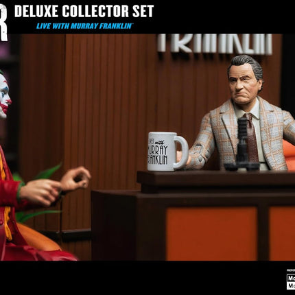 McFarlane Toys - DC Multiverse Joker Movie (Limited Edition Deluxe Collector Set - Live with Murray Franklin) Action Figures Diorama (Ciudadmangacr.com Exlusive)