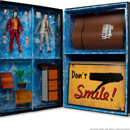 McFarlane Toys - DC Multiverse Joker Movie (Limited Edition Deluxe Collector Set - Live with Murray Franklin) Action Figures Diorama (Ciudadmangacr.com Exlusive)