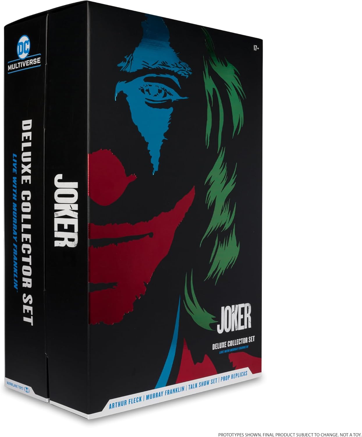 McFarlane Toys - DC Multiverse Joker Movie (Limited Edition Deluxe Collector Set - Live with Murray Franklin) Action Figures Diorama (Ciudadmangacr.com Exlusive)