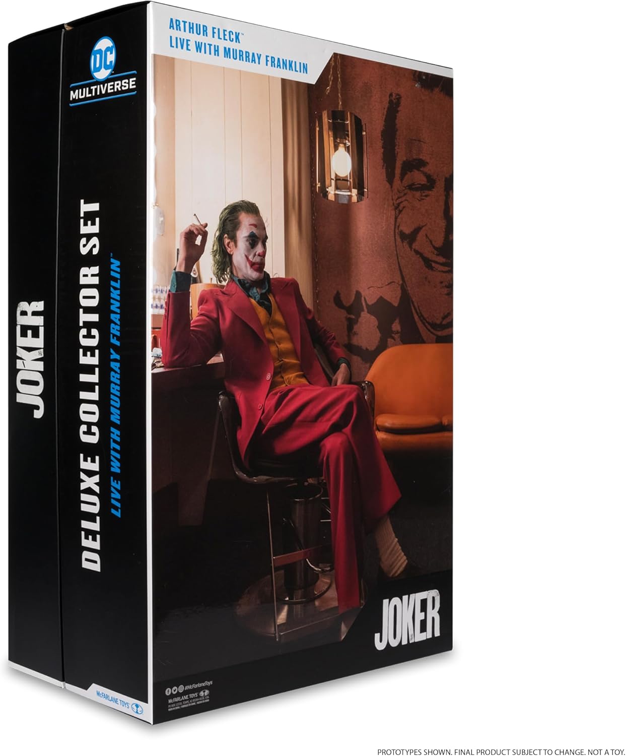 McFarlane Toys - DC Multiverse Joker Movie (Limited Edition Deluxe Collector Set - Live with Murray Franklin) Action Figures Diorama (Ciudadmangacr.com Exlusive)