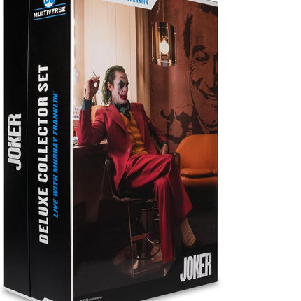 McFarlane Toys - DC Multiverse Joker Movie (Limited Edition Deluxe Collector Set - Live with Murray Franklin) Action Figures Diorama (Ciudadmangacr.com Exlusive)