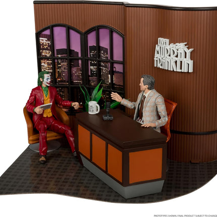 McFarlane Toys - DC Multiverse Joker Movie (Limited Edition Deluxe Collector Set - Live with Murray Franklin) Action Figures Diorama (Ciudadmangacr.com Exlusive)