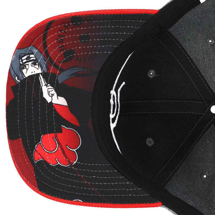 Naruto Akatsuki Itachi Flat Bill Snapback