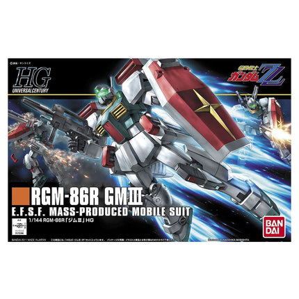 Bandai Hobby 1/144 HG #126 - Gundam ZZ - RGM-86R GM III Model Kit