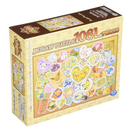 Pokémon - Postage Stamp Art, 108 Piece Jigsaw Puzzle