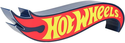 Hot Wheels Logo Light - Officially Licensed Racing Logo Icon Night Light, Racetrack Play Room Decor