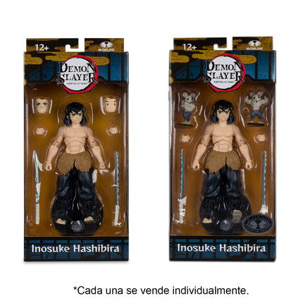 McFarlane Toys - Demon Slayer Inosuke Hashibira (Unmasked) 7in Action Figure