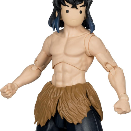 McFarlane Toys - Demon Slayer Inosuke Hashibira (Unmasked) 7in Action Figure