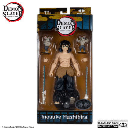 McFarlane Toys - Demon Slayer Inosuke Hashibira (Unmasked) 7in Action Figure