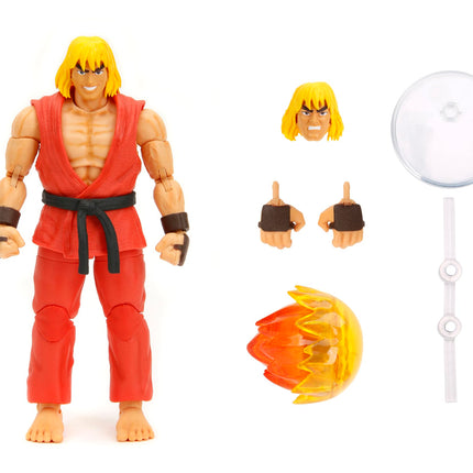 Jada Toys – Street Fighter II Ken Action Figure - 1:12 Scale Collectible