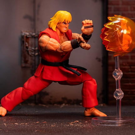Jada Toys – Street Fighter II Ken Action Figure - 1:12 Scale Collectible