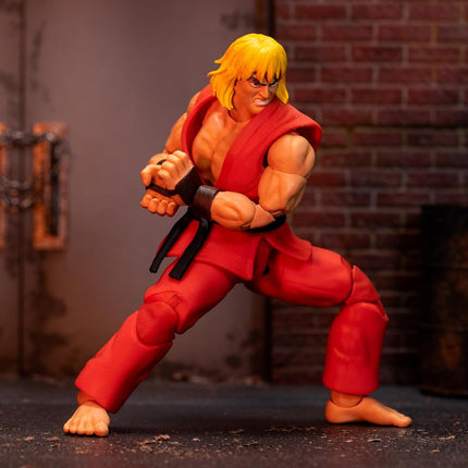 Jada Toys – Street Fighter II Ken Action Figure - 1:12 Scale Collectible